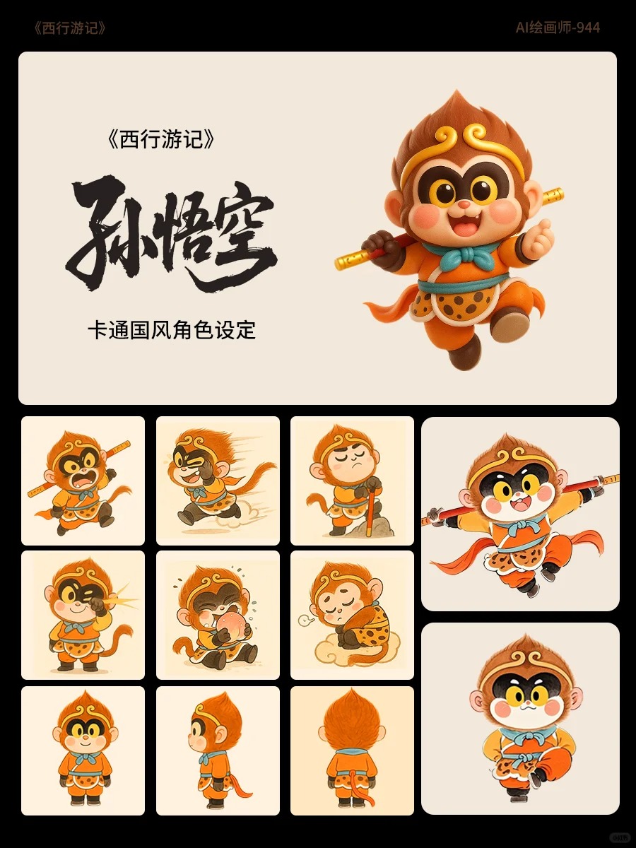 《西行游记》角色设定 Vol.1｜Q版悟空来了