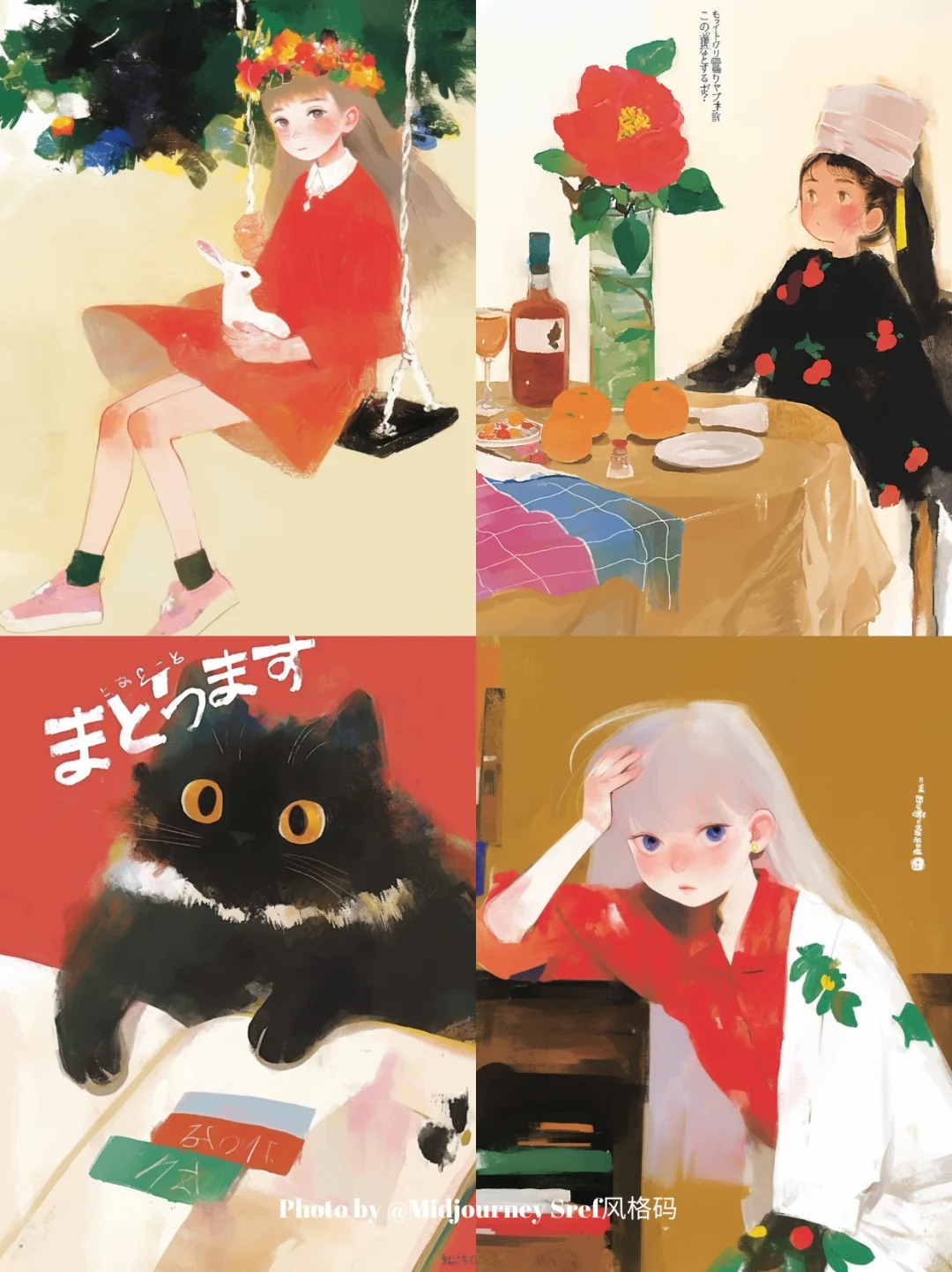 Midjourney风格码188 ｜sref 1586624611