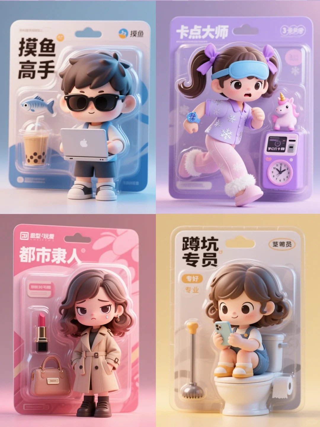 打工人图鉴💼｜豆包ai直出职场人设盲盒来啦