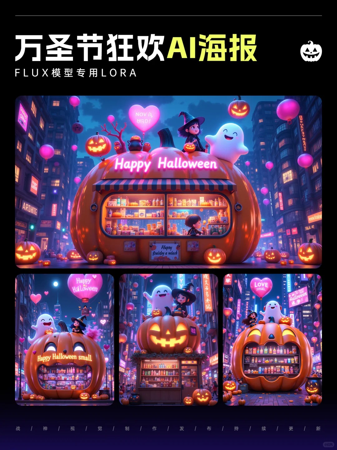 1分钟教会你！老板都说好的万圣节海报！