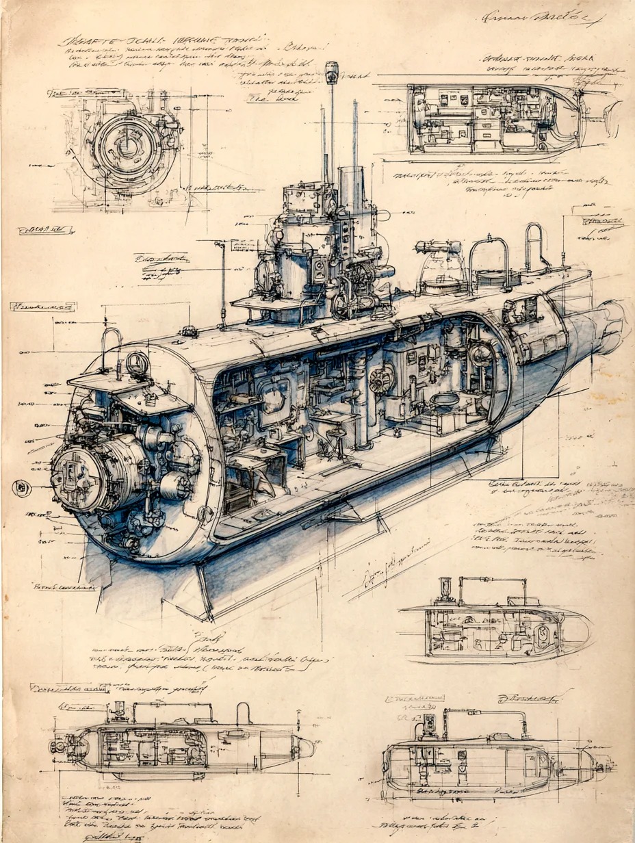 档案解密·潜艇设计草稿［咒语］