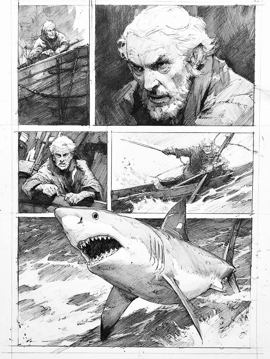 老人与海·分镜头草稿［咒语］