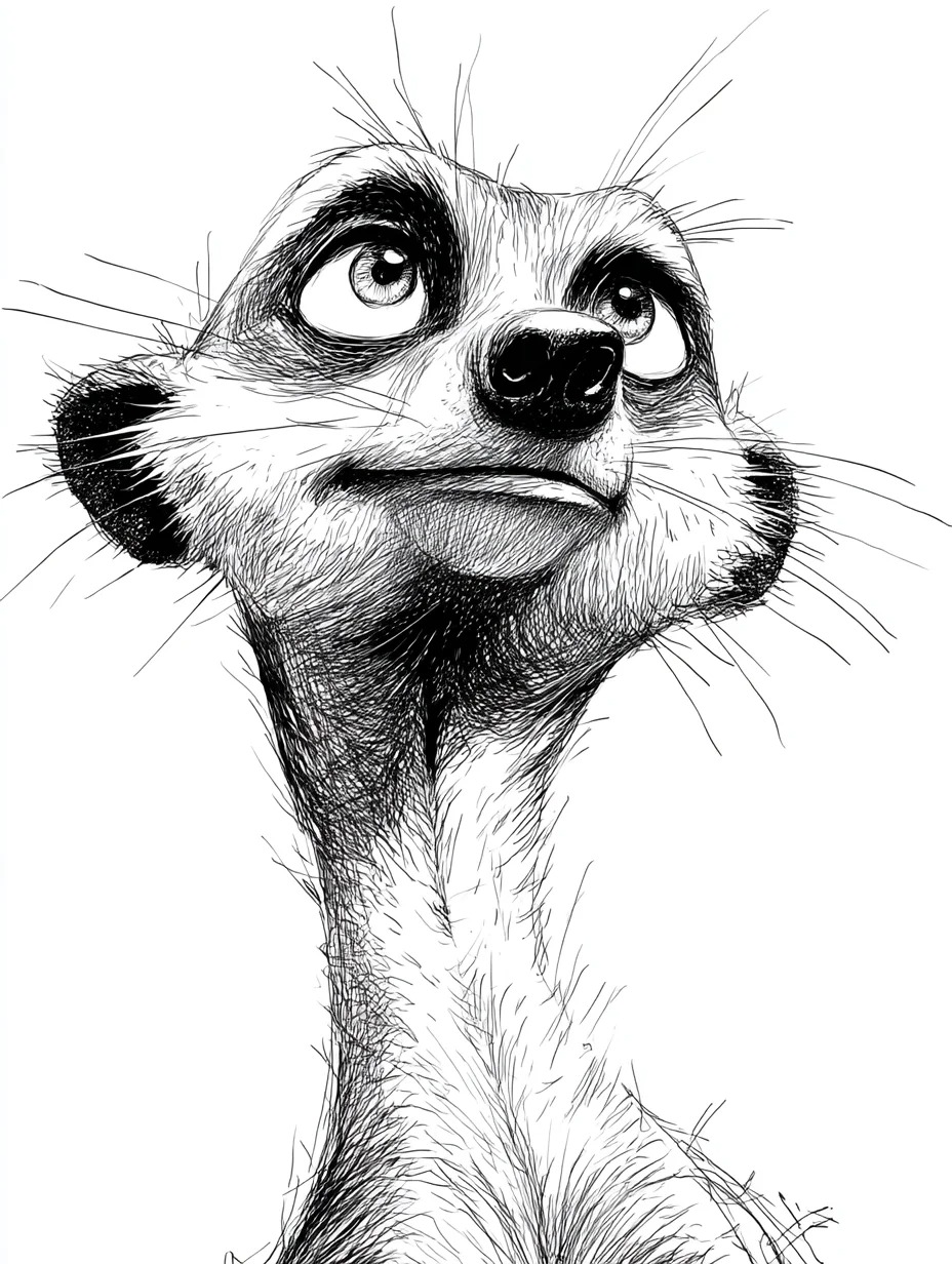 铅笔速写·猫鼬［咒语］