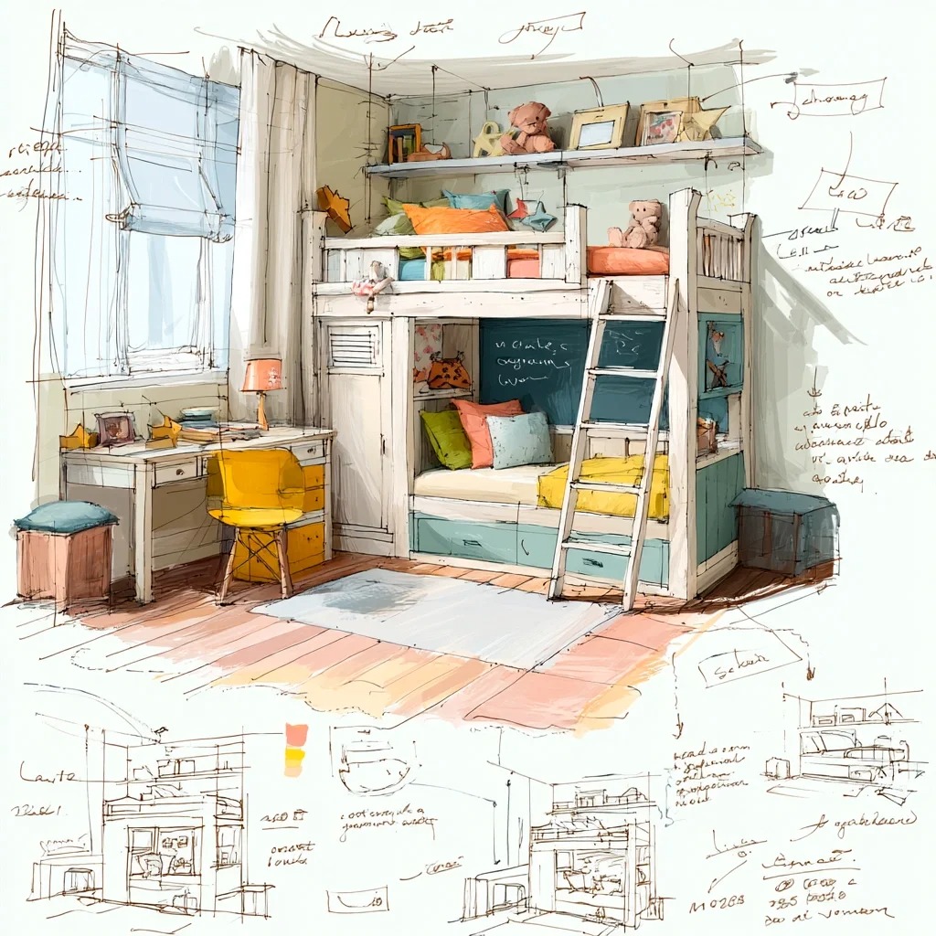 儿童房·设计草稿［咒语］