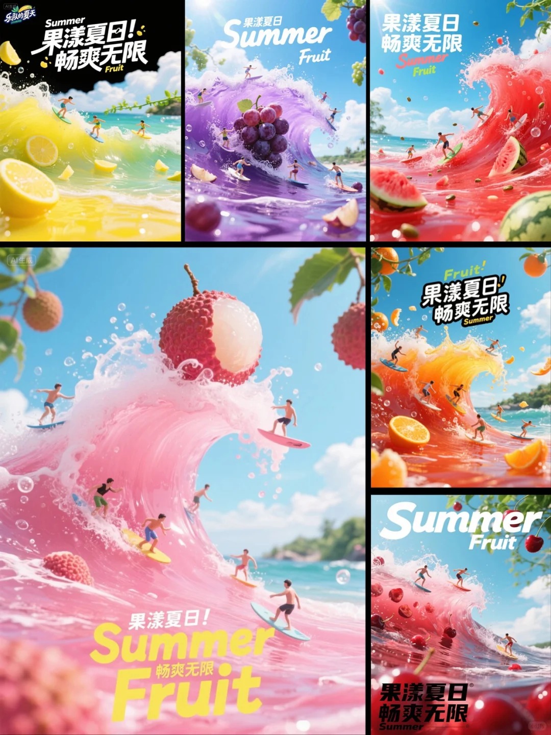 即梦AI提示词学习| 创意水果分享