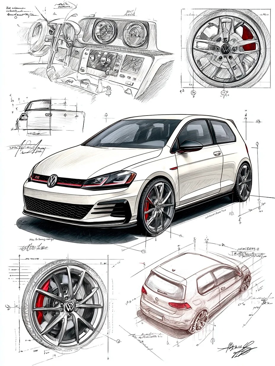 大众高尔夫GTI·设计草稿［咒语］